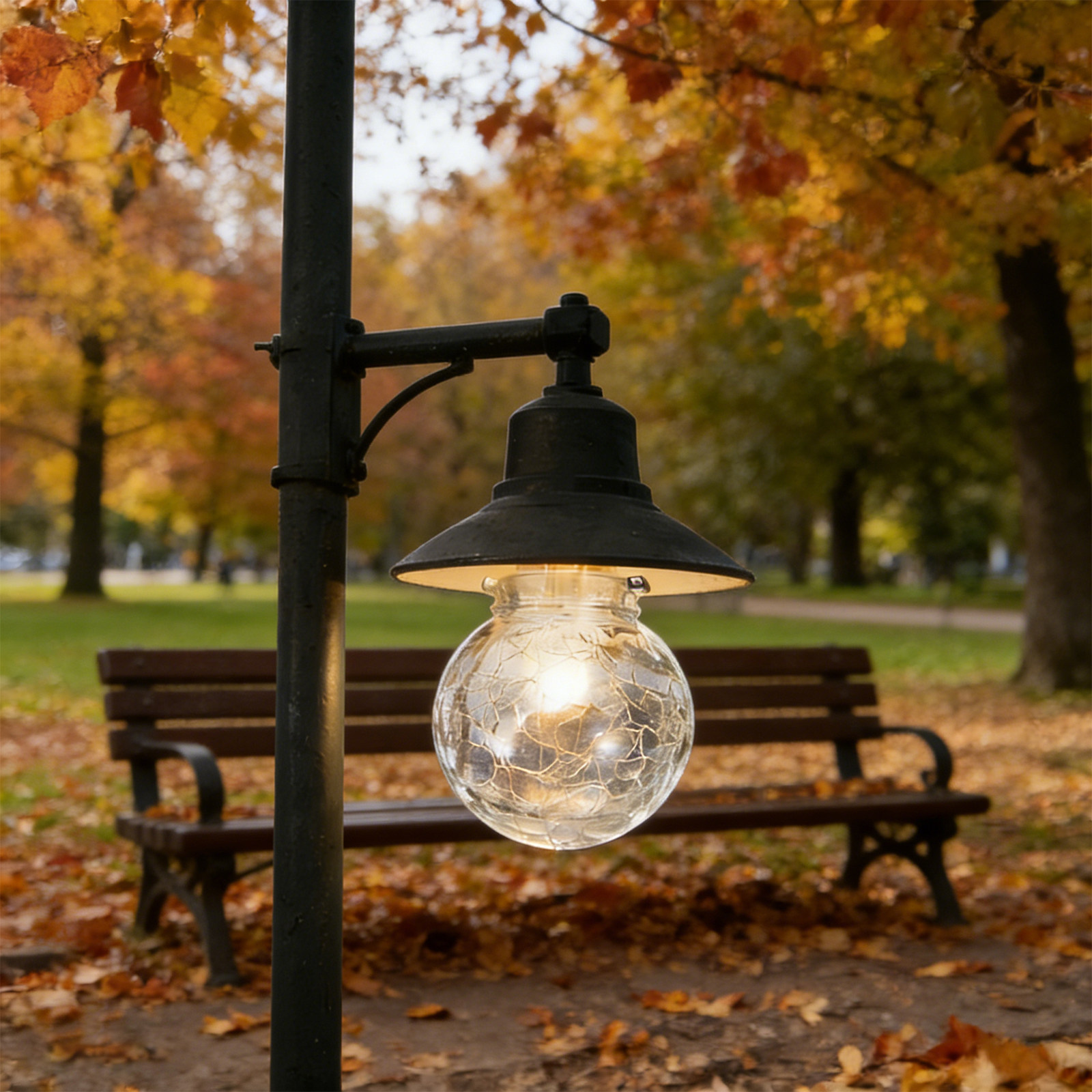Outdoor Lighting Glass Replacement - 8Pcs Crackle Glass Globe Lamp Shade