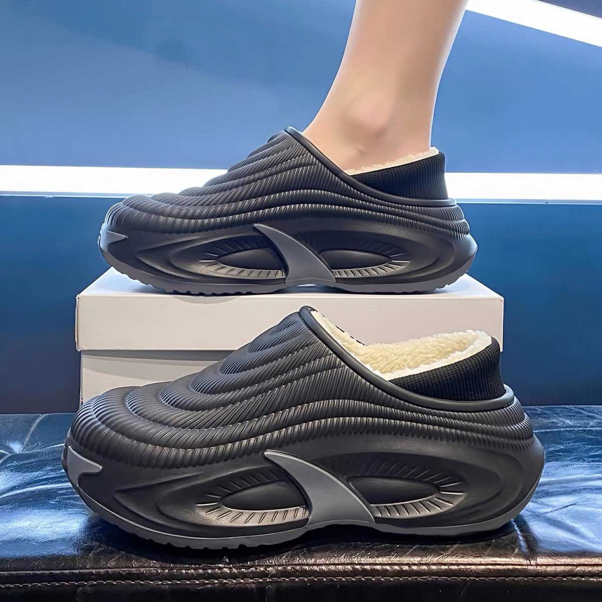 Outdoor Lighting At Lowe'S - Men's Waterproof Cotton Slippers Women Couple