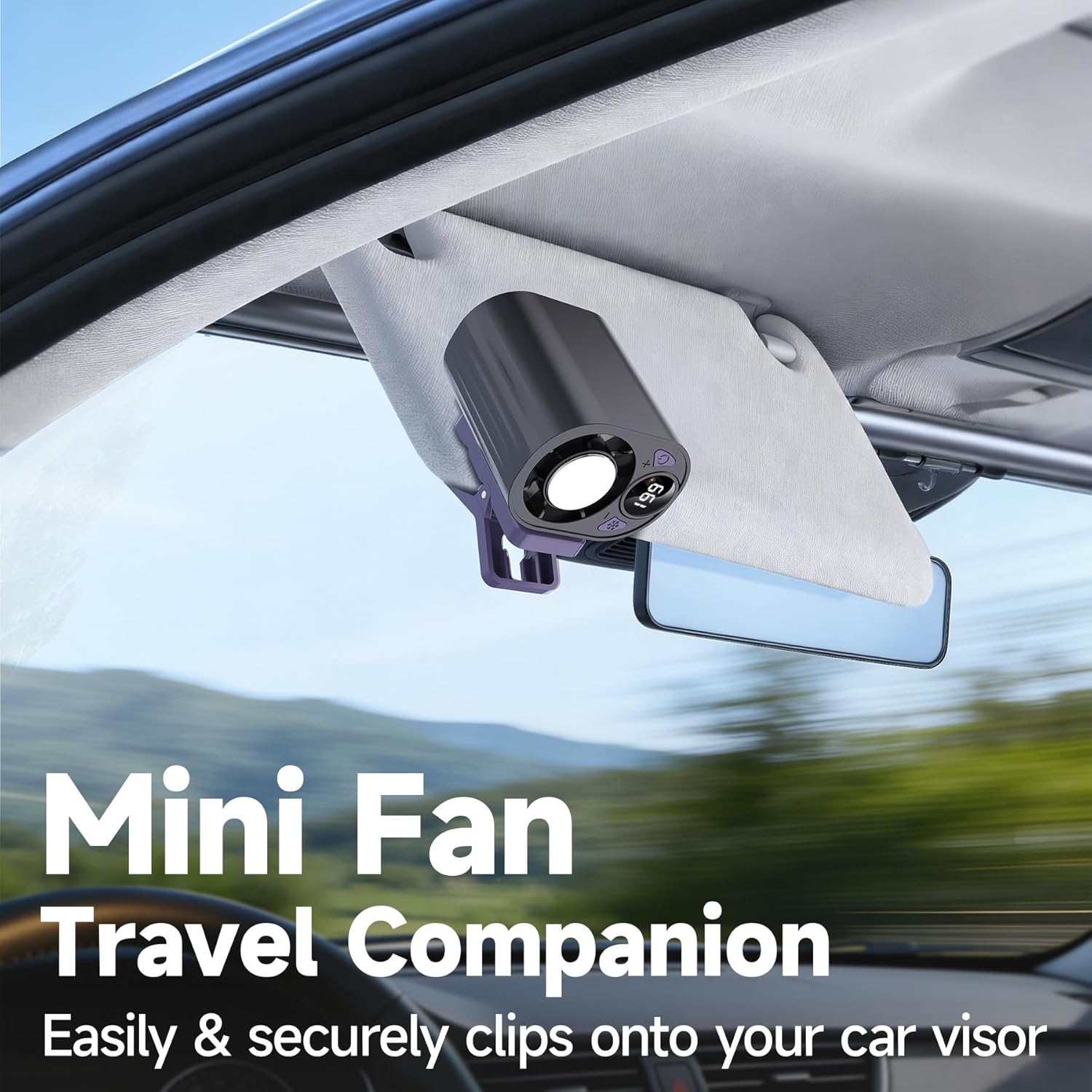 199 Speeds Portable Clip Fan W - Umbrella Led Clip 评论和价格