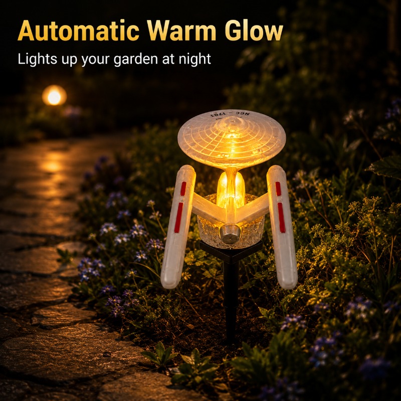 Star Trek USS Enterprise Solar - Outdoor Lighting For Gazebo 评论和价格
