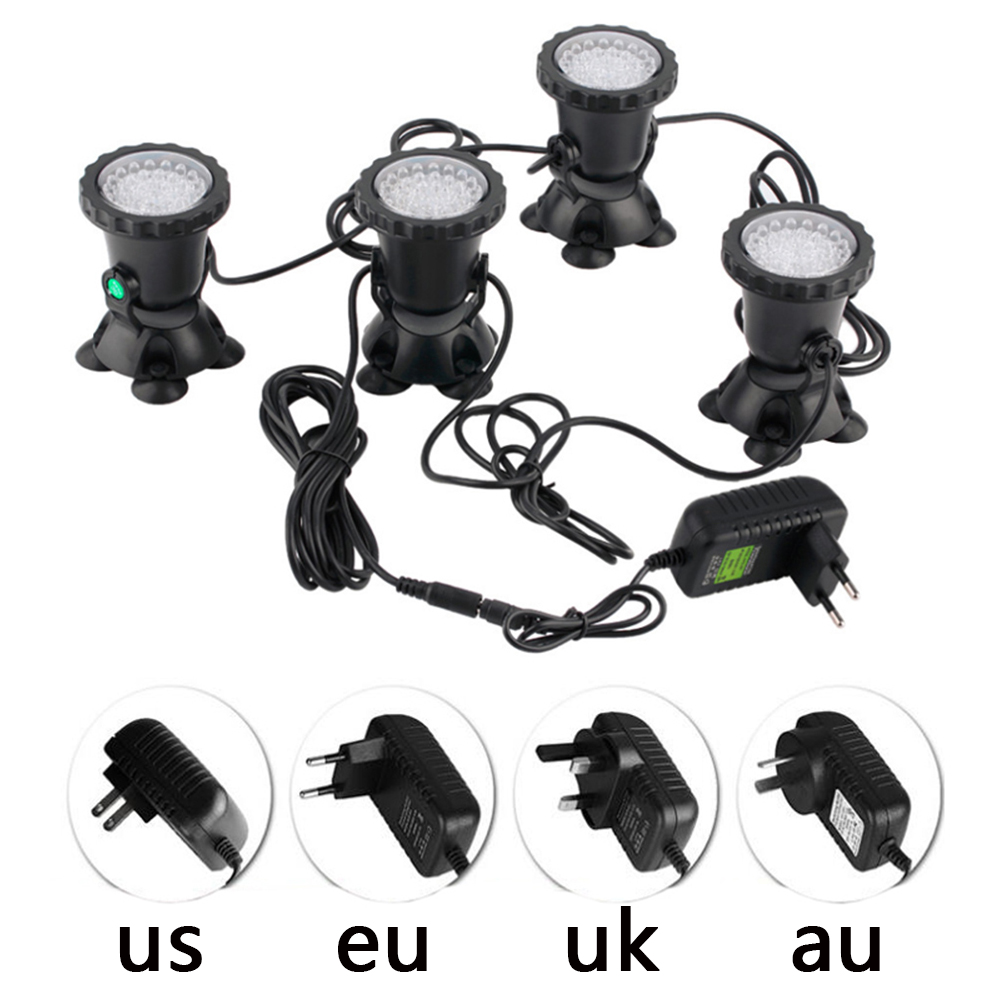 RGB LED Underwater Light IP68  - Pond Light Submersible 评论和价格