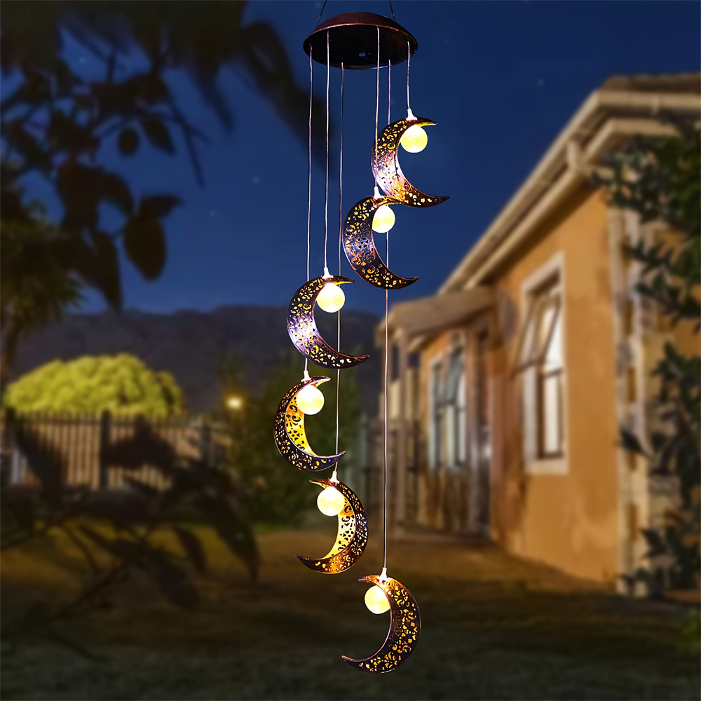 Moon Outdoor Solar Wind Chime  - Outdoor Lighting At Lowe'S 评论和价格