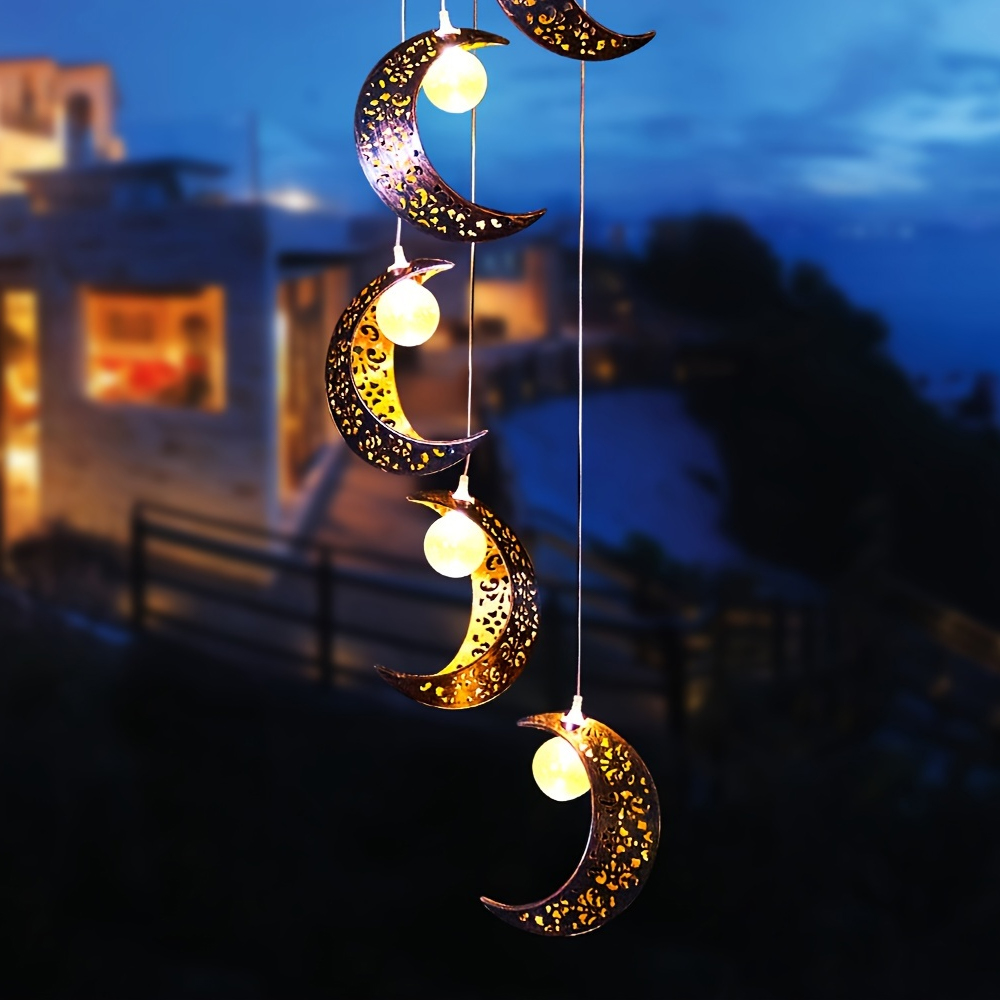 Moon Outdoor Solar Wind Chime  - Outdoor Lighting At Lowe'S 评论和价格