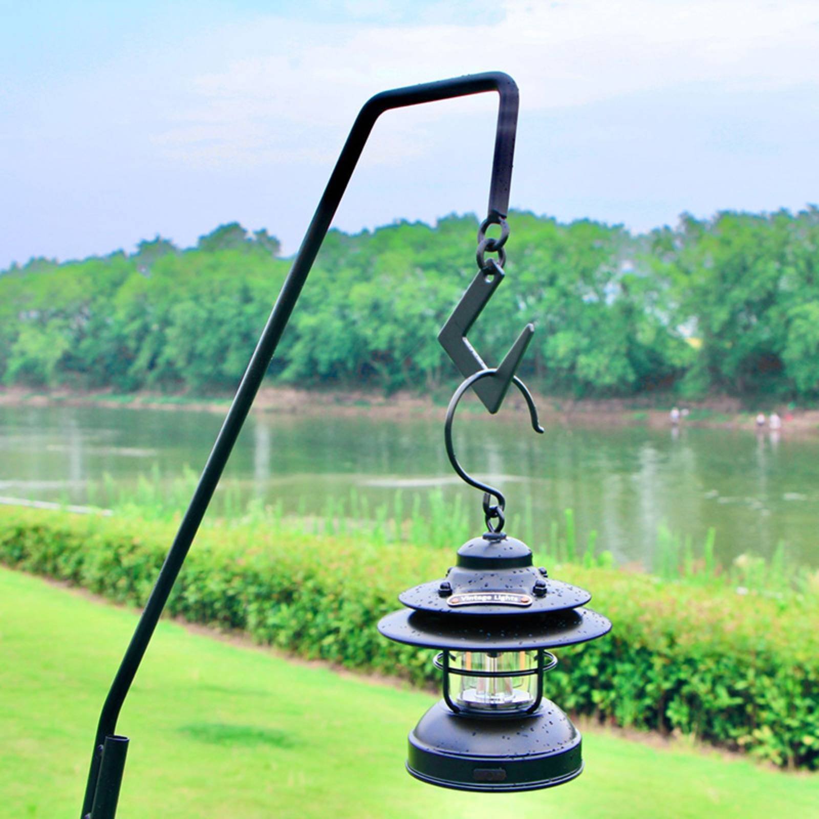 Camping Lantern Stand Detachab - Outdoor Lighting Pole 评论和价格