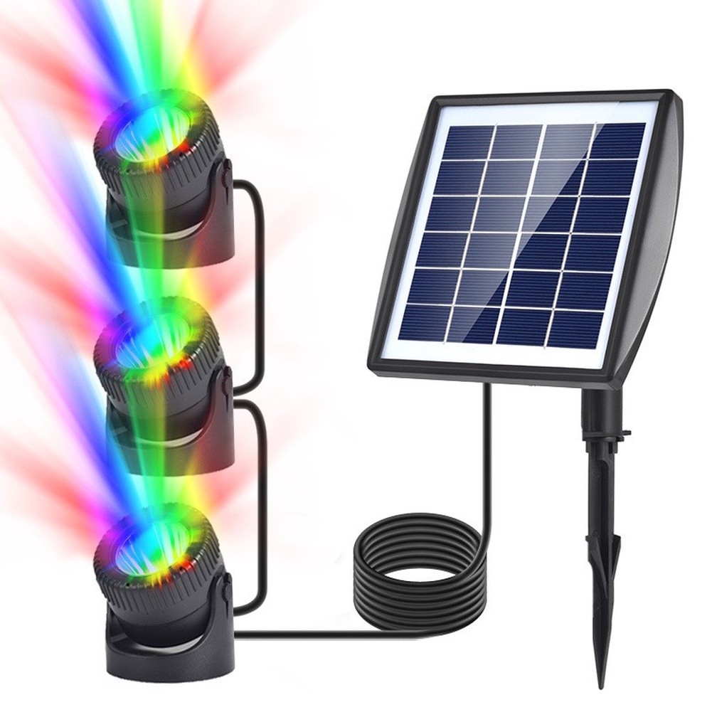 IP68 Submersible RGB Solar Lig - Pond Light Submersible 评论和价格