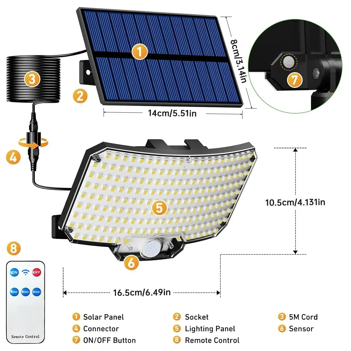 234LED Solar Outdoor Lights Mo - Outdoor Lighting Motion Sensor 评论和价格