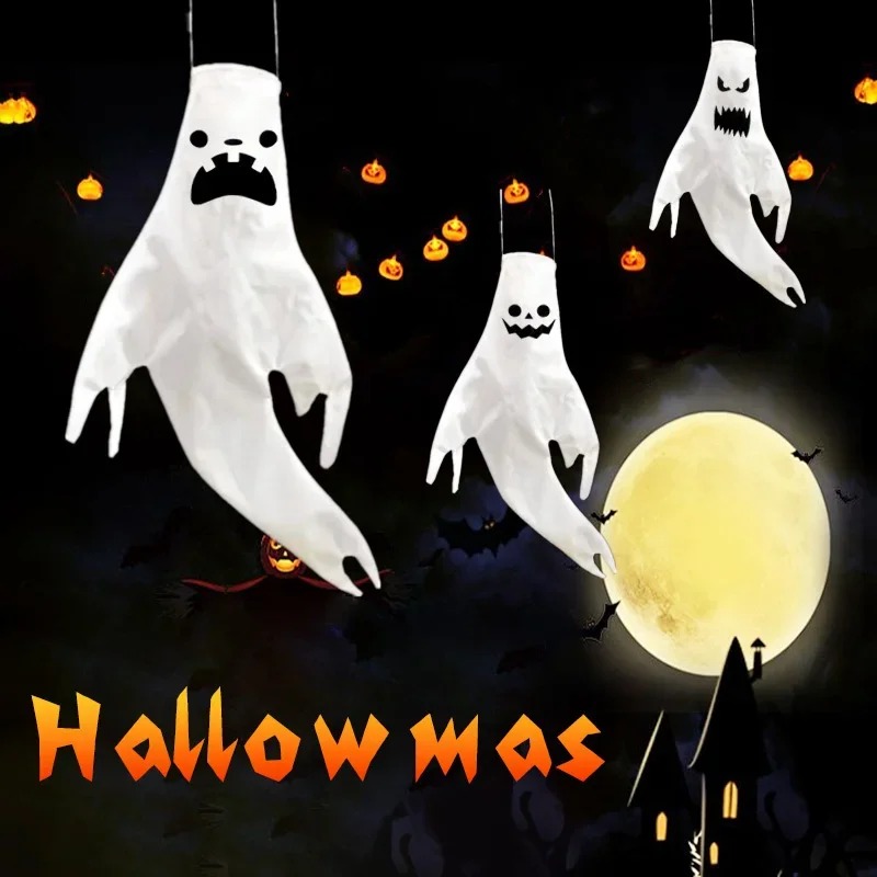 Hanging Ghost Halloween LED Lu - Outdoor Lighting Pole 评论和价格
