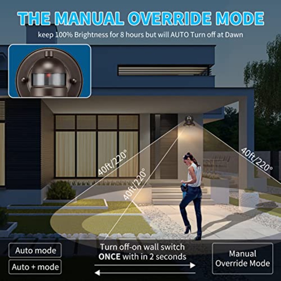 2 Pack Motion Sensor Outdoor L - Outdoor Lighting Led 评论和价格