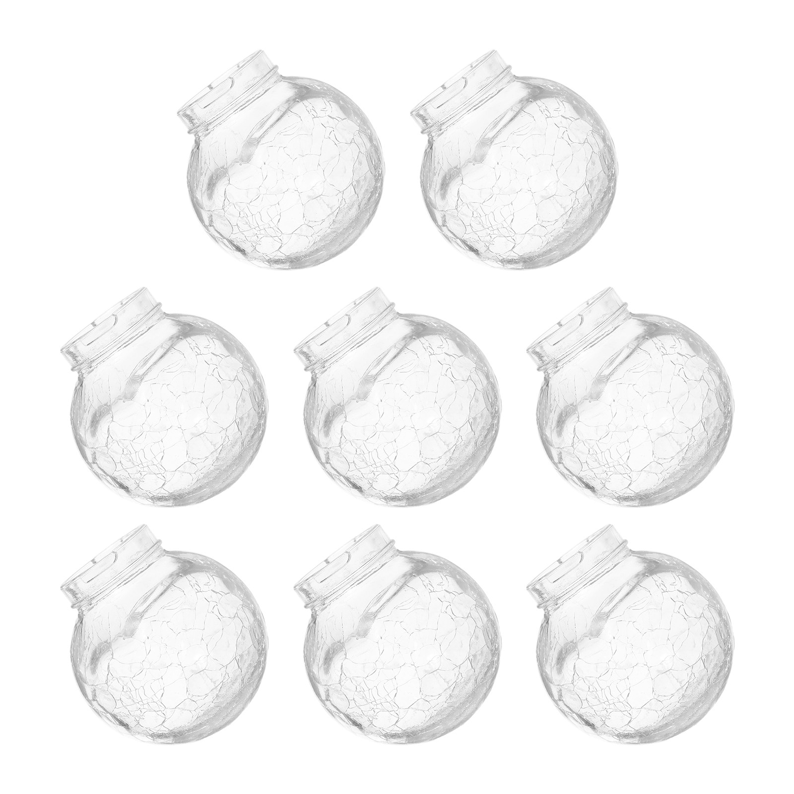 8Pcs Glass Globe Lamp Shade Cr - Outdoor Lighting Glass Replacement 评论和价格