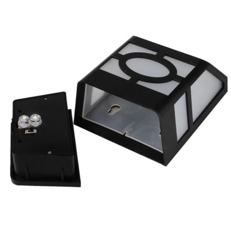 Solar Powered Wall Mount LED L - Outdoor Lighting For Fence 评论和价格
