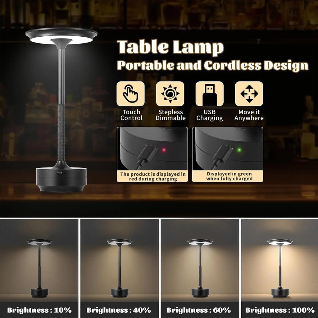 Cordless Table Lamp Rechargeab - Outdoor Lighting Restaurant 评论和价格