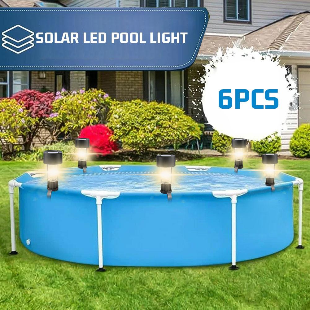 Solar Powered LED Pool Lights  - Outdoor Lighting For Fence 评论和价格