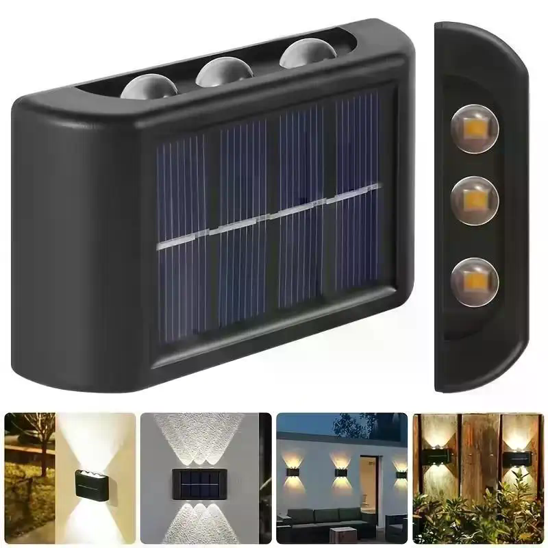 Solar Wall Lamp Outdoor Waterp - Outdoor Lighting For Fence 评论和价格