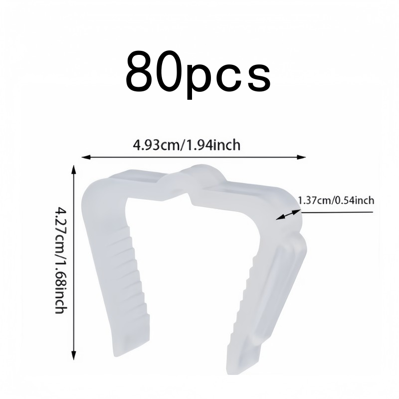 Pack of 80 White Outdoor Light - Outdoor Lighting For Fence 评论和价格
