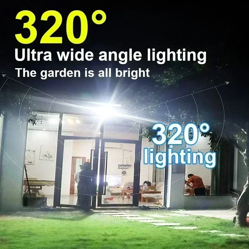 12000LM Powerful Solar Wall La - Outdoor Lighting For Gazebo 评论和价格