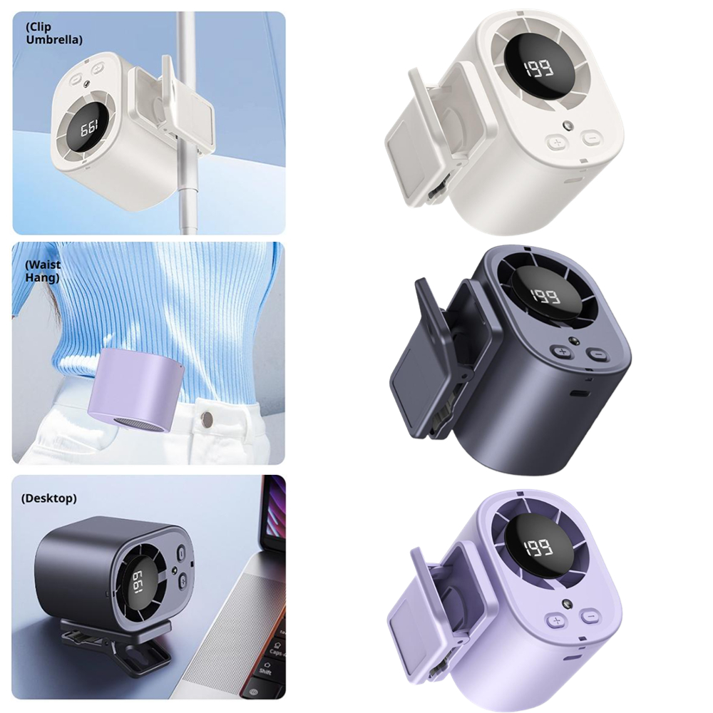 Hands-free Cooling Car Clip Fa - Umbrella Led Clip 评论和价格