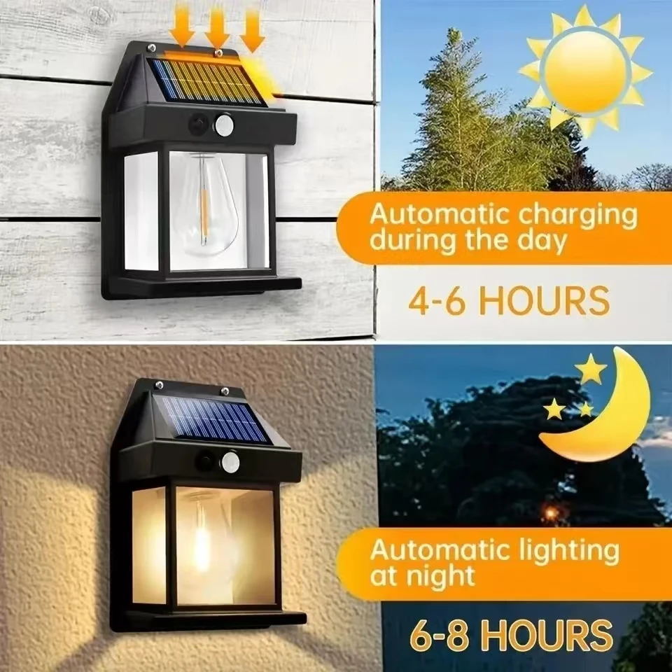 Outdoor Solar Tungsten Wall Li - Outdoor Lighting Motion Sensor 评论和价格