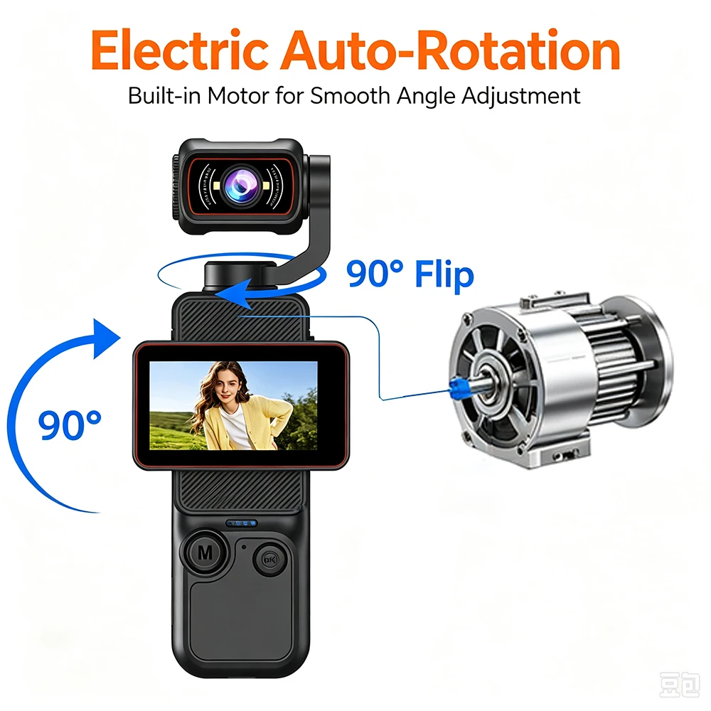 New Pocket Handheld Vlog Camer - Outdoor Lighting Video 评论和价格