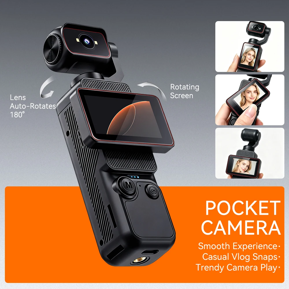 New Pocket Handheld Vlog Camer - Outdoor Lighting Video 评论和价格