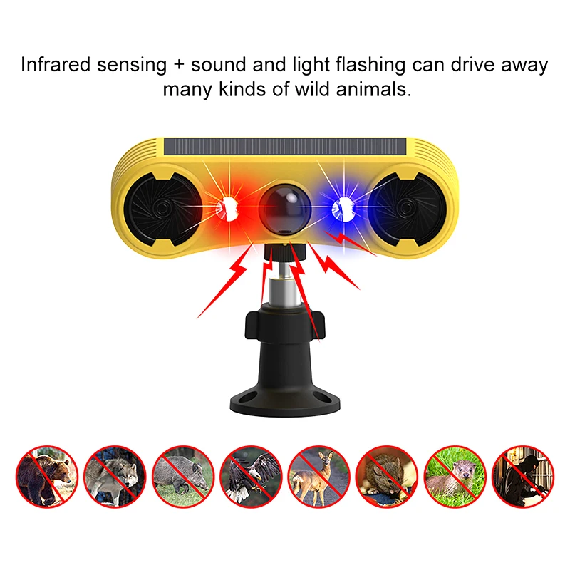 Solar Motion Sensor Alarm LED  - Outdoor Lighting Motion Sensor 评论和价格