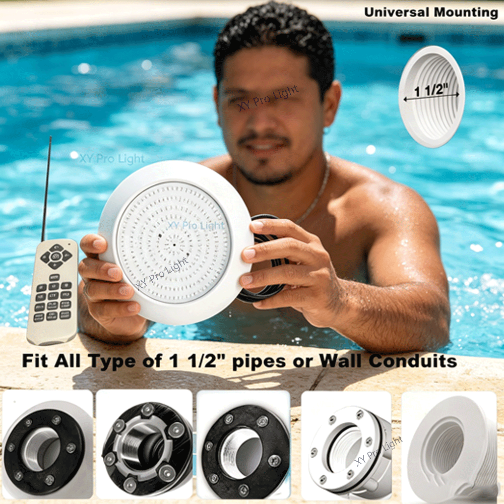 25W RGB LED Swimming Pool Ligh - Pond Light Submersible 评论和价格
