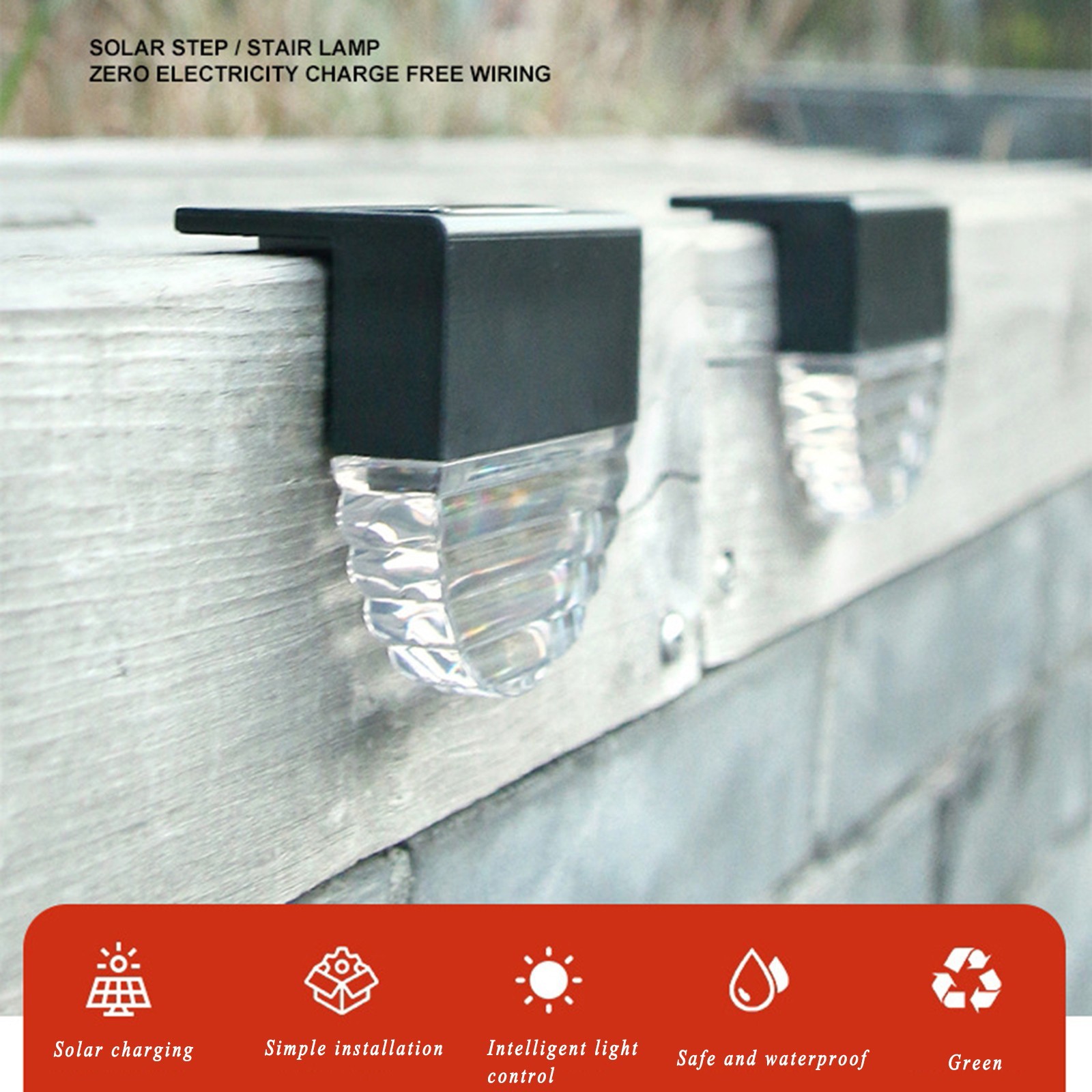Outdoor Solar Waterproof Led L - Outdoor Lighting For Fence 评论和价格
