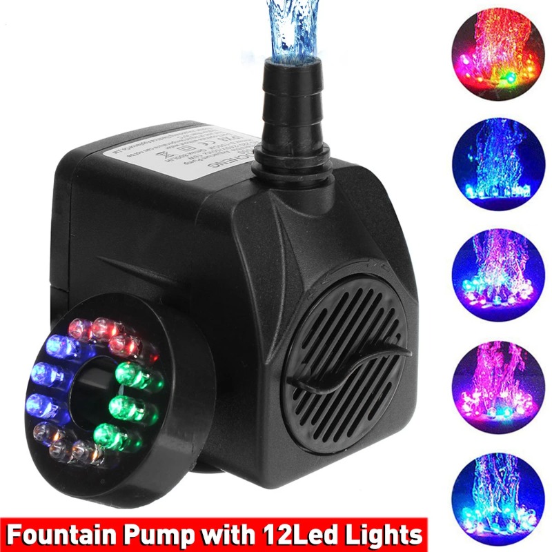 16W LED Light Fountain Pump Fi - Pond Light Submersible 评论和价格