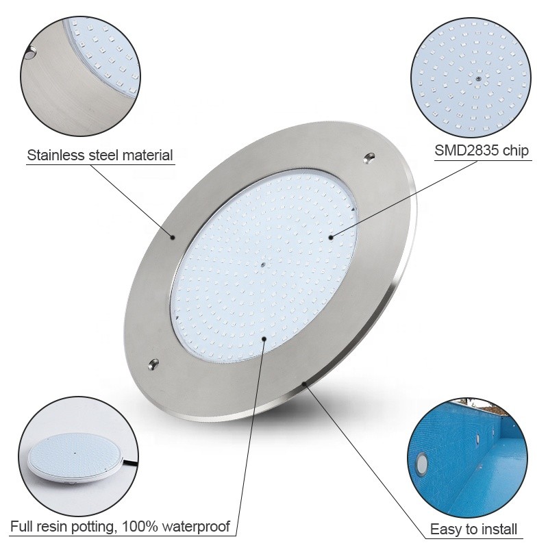 Ultra-Thin LED Swimming Pool L - Pond Light Submersible 评论和价格