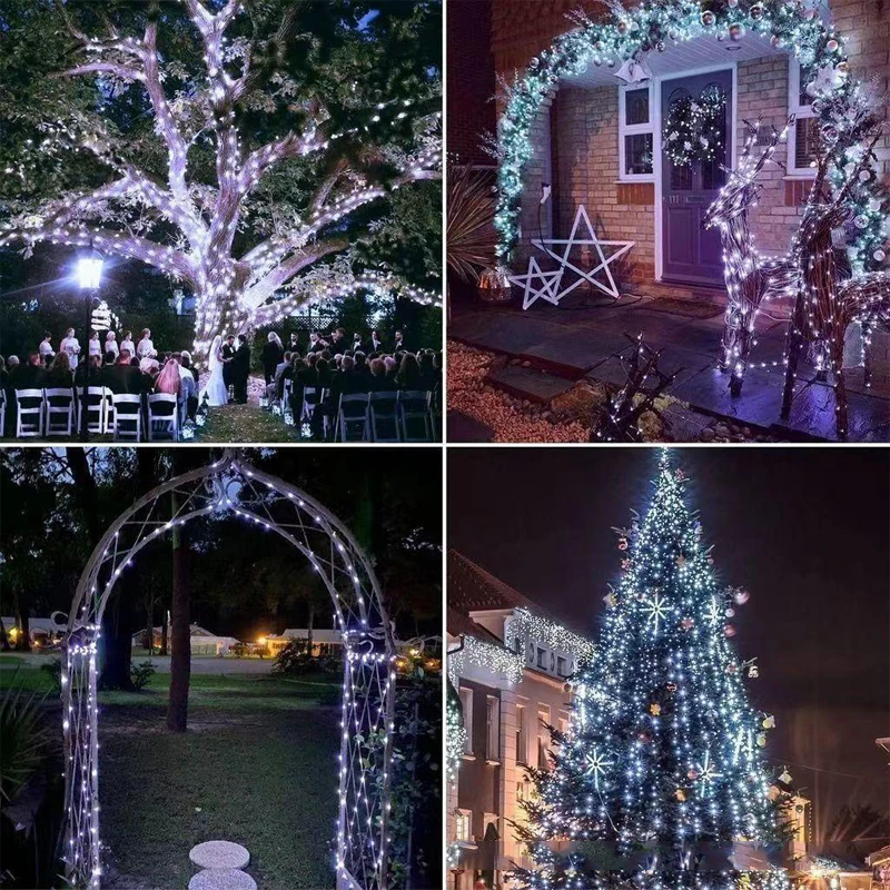 5M/10M/20M LED Copper Wire Str - Lighting Wedding Outdoor 评论和价格