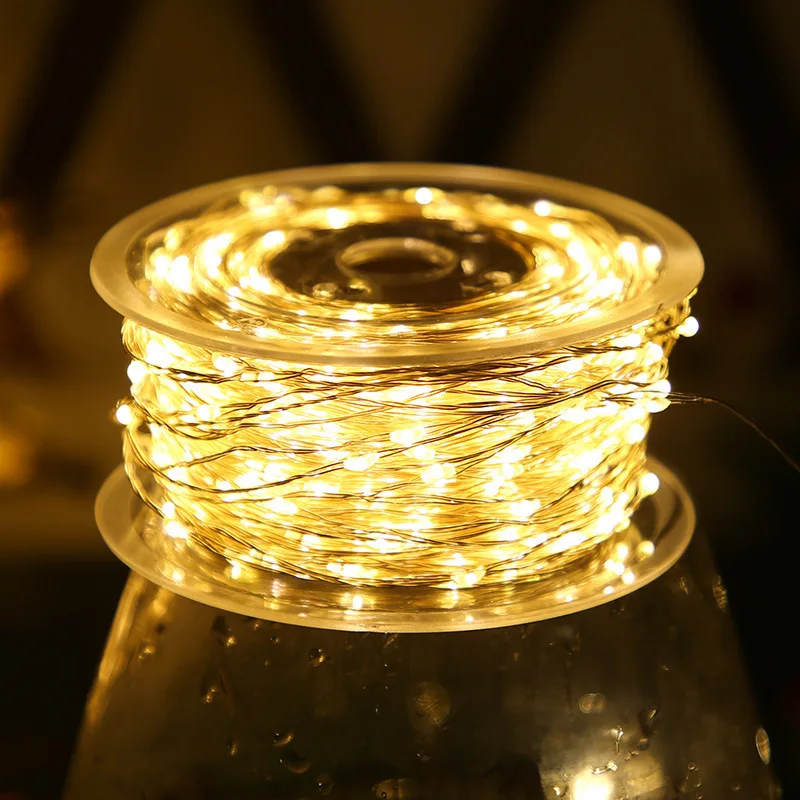 5M/10M/20M LED Copper Wire Str - Lighting Wedding Outdoor 评论和价格