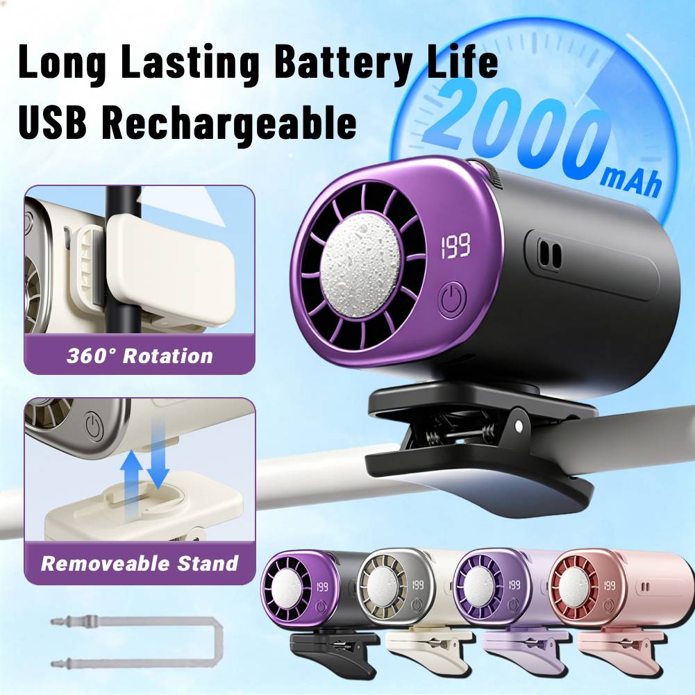 Summer Portable Clip on Fan US - Umbrella Led Clip 评论和价格