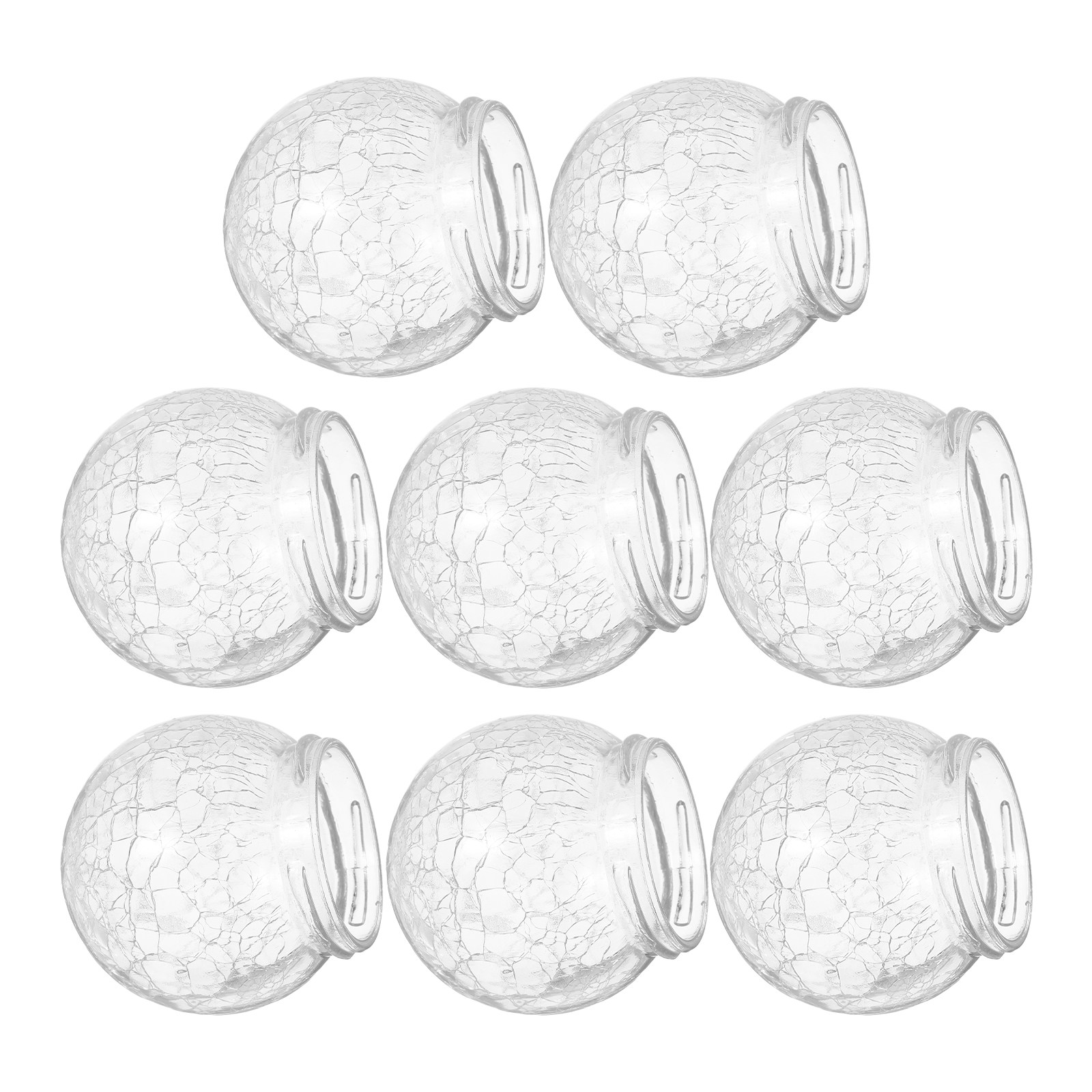 8Pcs Outdoor Glass Globe Lamp  - Outdoor Lighting Glass Replacement 评论和价格