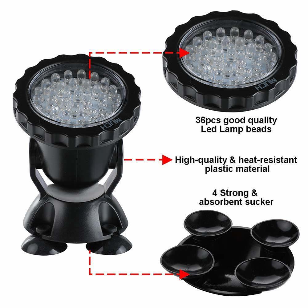 12V Submersible Pond Light Mul - Pond Light Submersible 评论和价格
