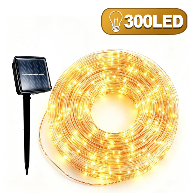 Solar Christmas Fairy Lights 8 - Outdoor Lighting For Fence 评论和价格