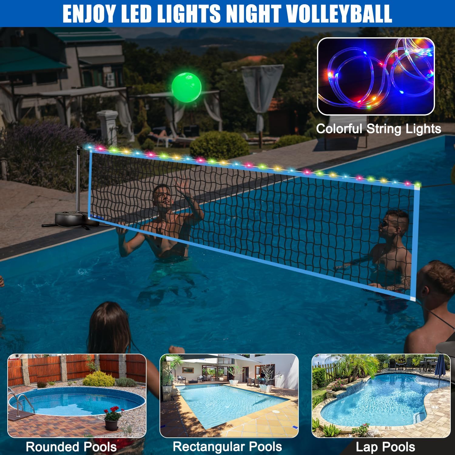 Portable Outdoor LED Volleybal - Outdoor Lighting Led 评论和价格