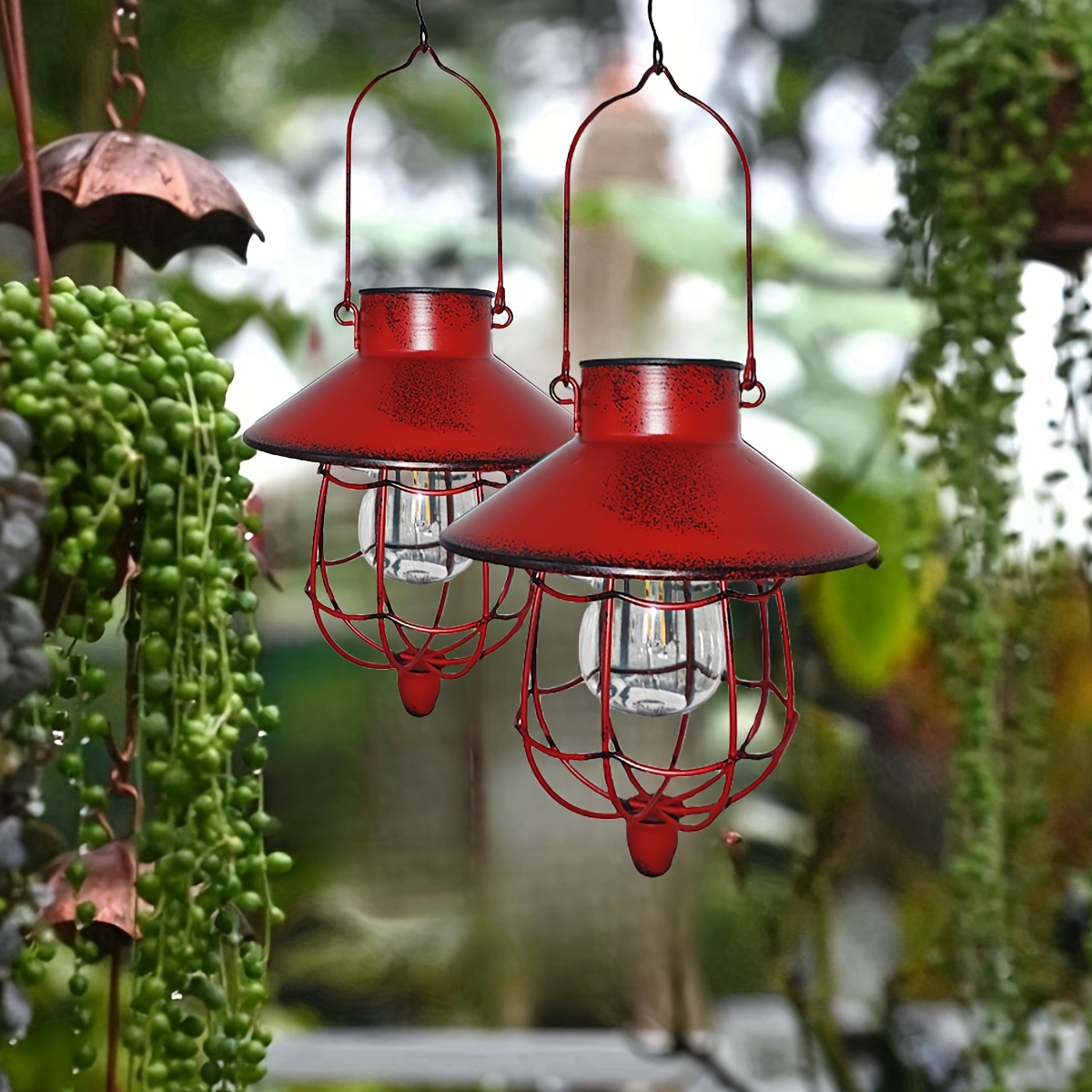 Solar Lantern Outdoor Hanging  - Solar Lantern Hanging 评论和价格