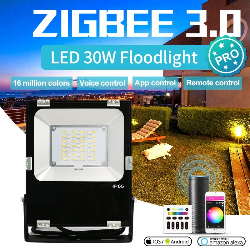GLEDOPTO Zigbee 3.0 Flood Ligh - Outdoor Lighting Zigbee 评论和价格