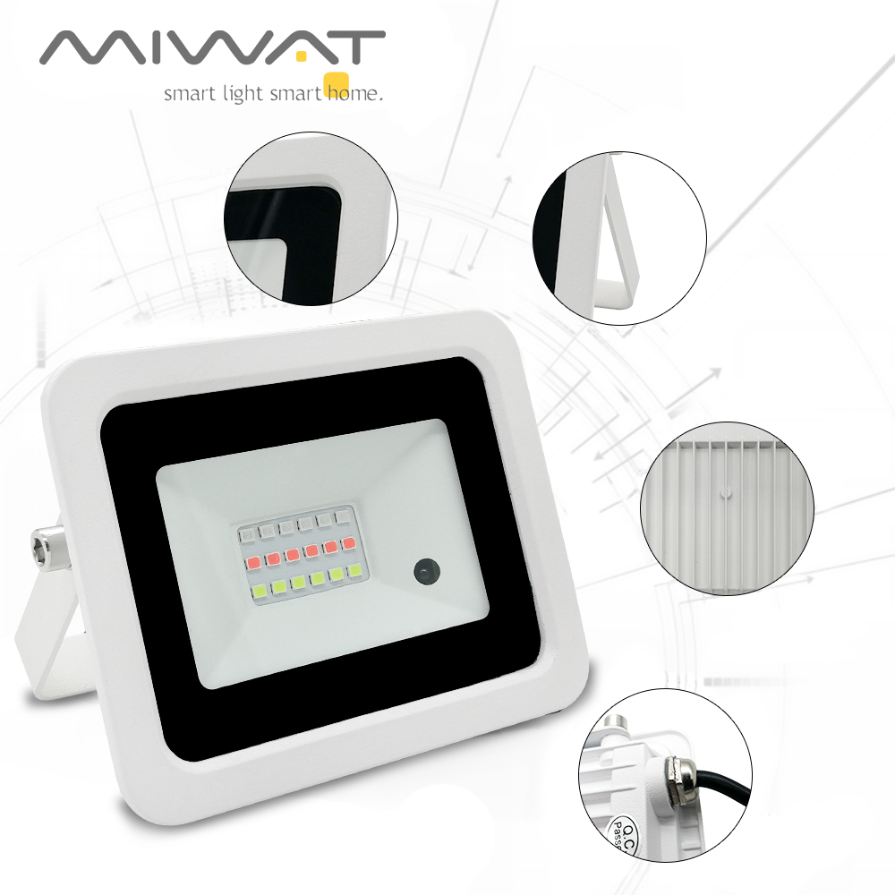 RGB Flood Light 100W 50W 30W 2 - Outdoor Lighting Zigbee 评论和价格