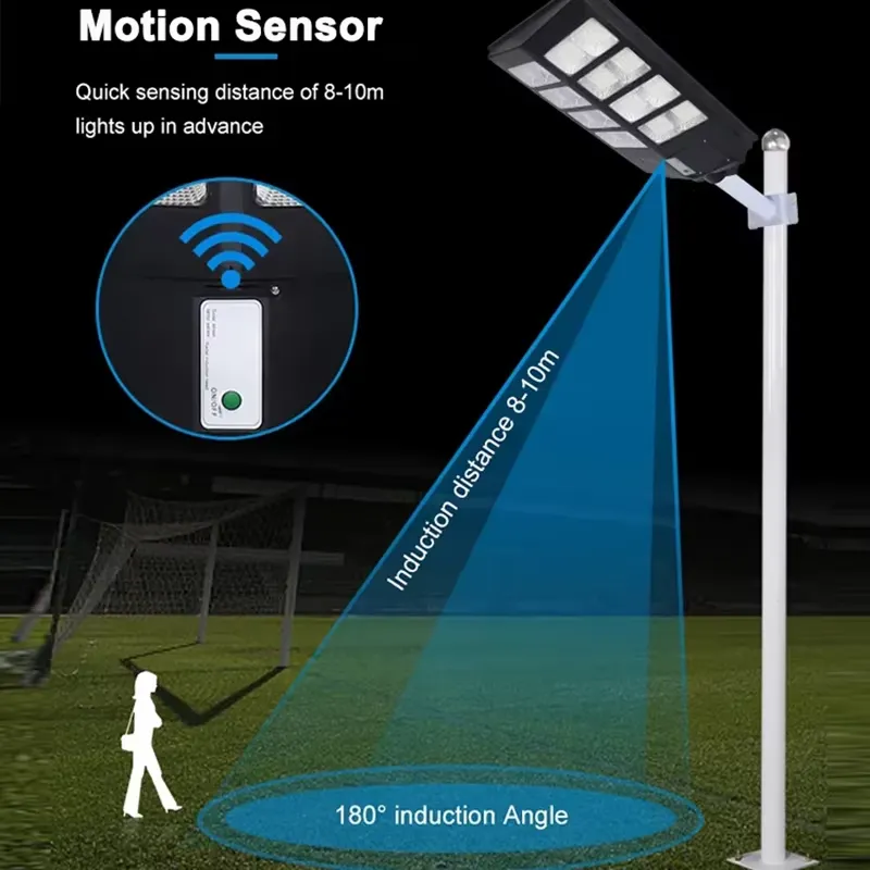 9W Solar LED Street Light Outd - Outdoor Lighting Motion Sensor 评论和价格