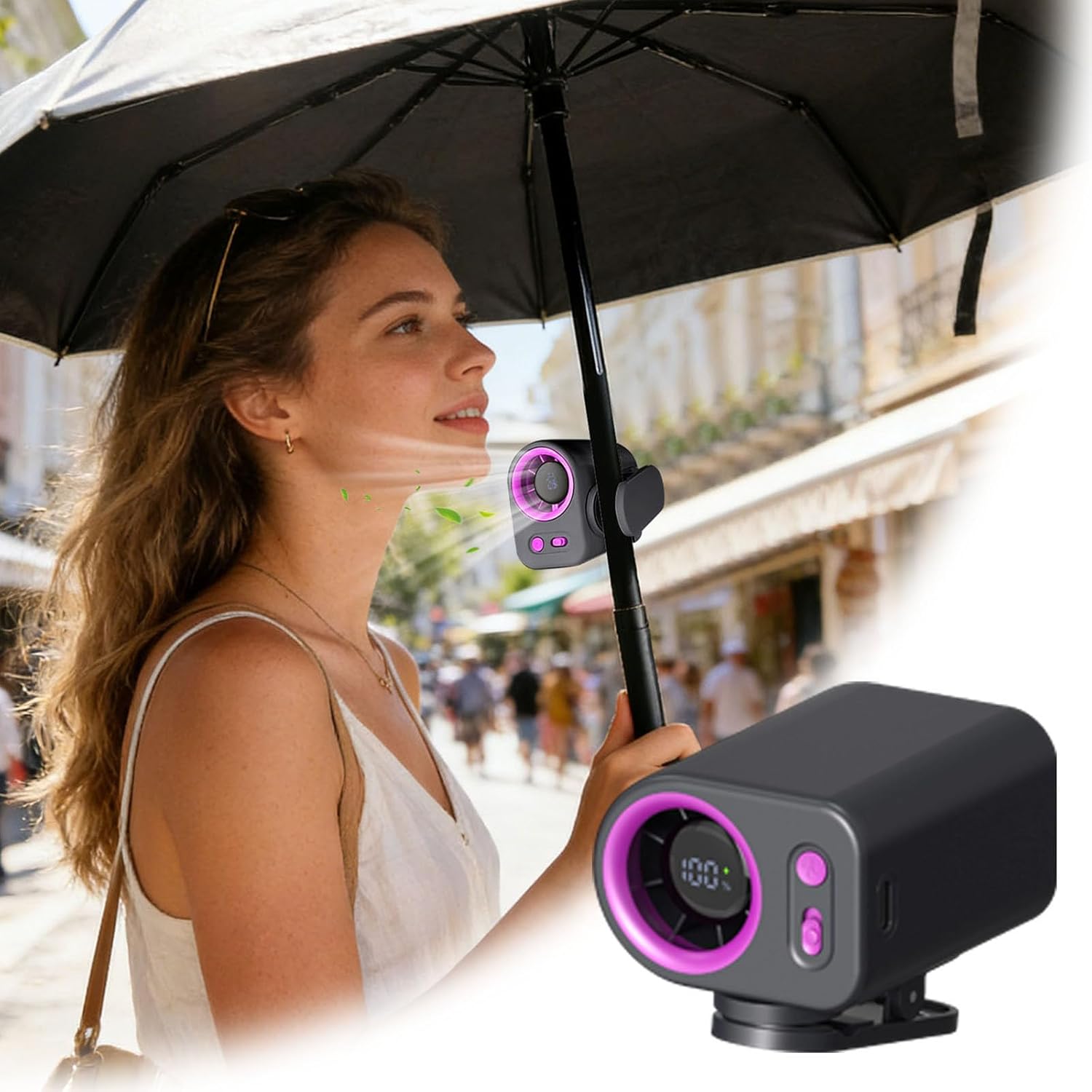 Waist Clip Fan & Umbrella Clip - Umbrella Led Clip 评论和价格