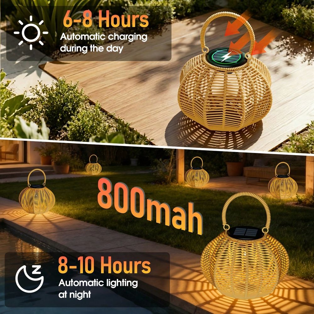 Rattan Solar Ambient Light For - Lighting Wedding Outdoor 评论和价格
