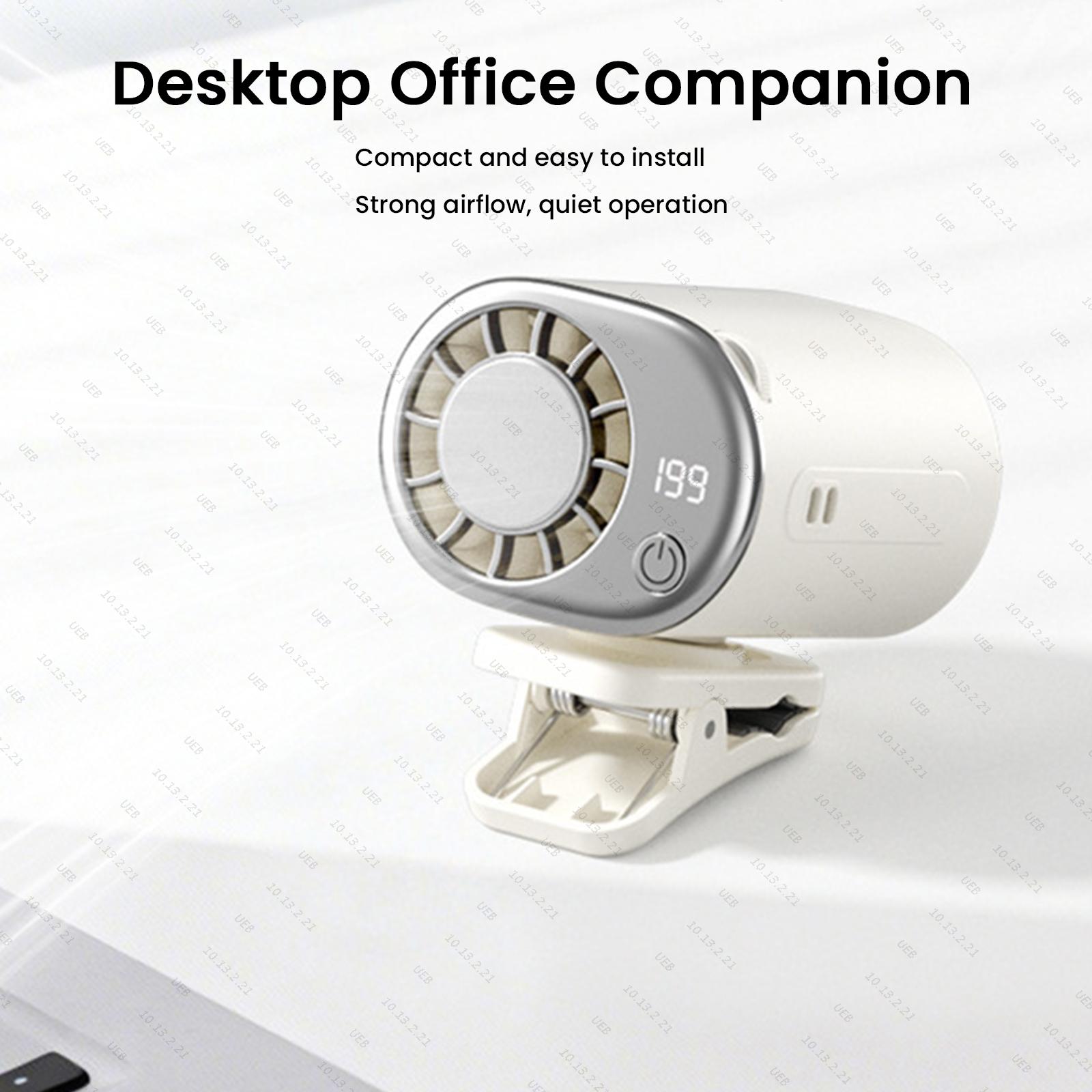 Portable Clip Fan USB Recharge - Umbrella Led Clip 评论和价格