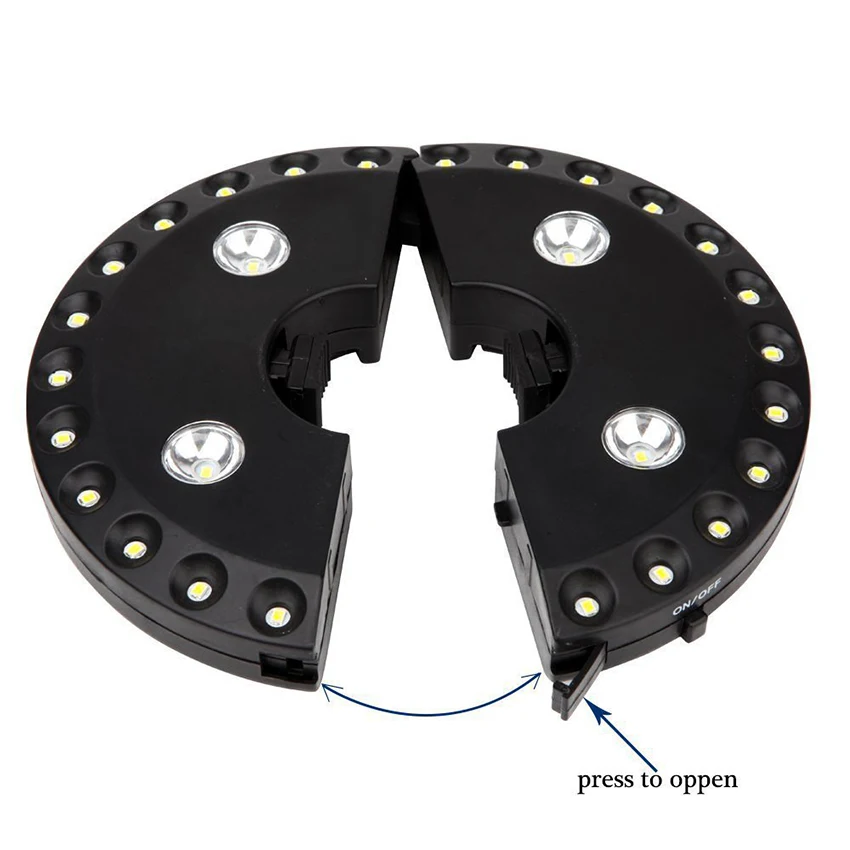 Super Bright Umbrella Pole Lig - Outdoor Lighting Pole 评论和价格
