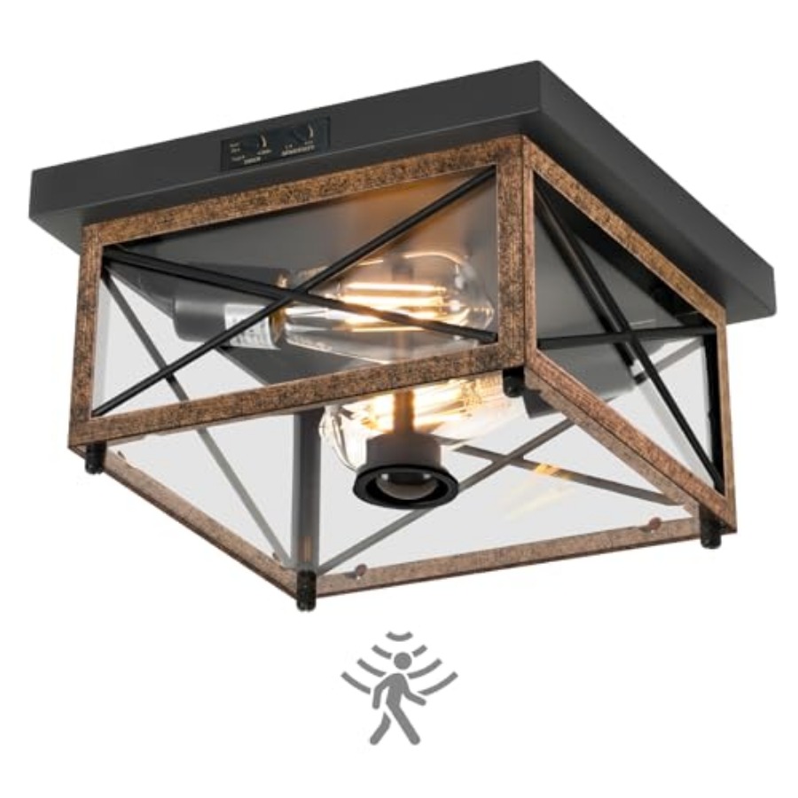 Outdoor Ceiling Light with Mot - Outdoor Lighting Motion Sensor 评论和价格