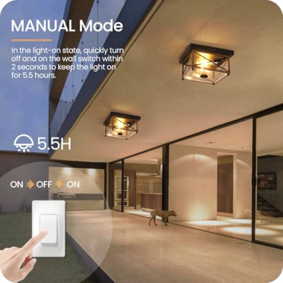 Outdoor Ceiling Light with Mot - Outdoor Lighting Motion Sensor 评论和价格