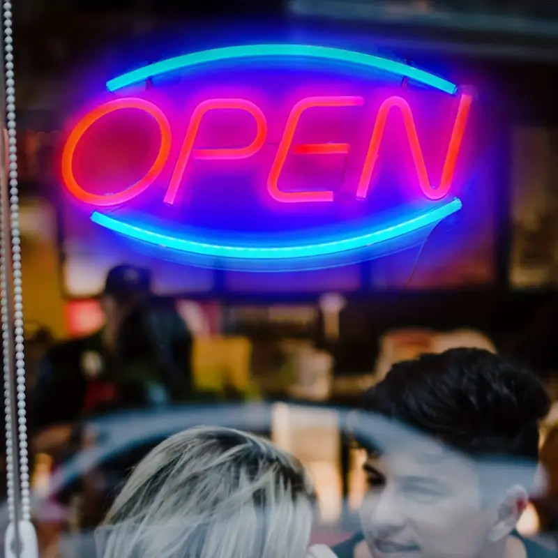 OPEN LED Neon Sign, USB Neon S - Outdoor Lighting For Store 评论和价格