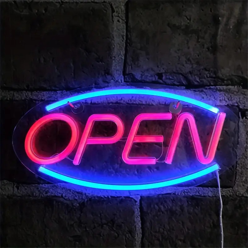 OPEN LED Neon Sign, USB Neon S - Outdoor Lighting For Store 评论和价格