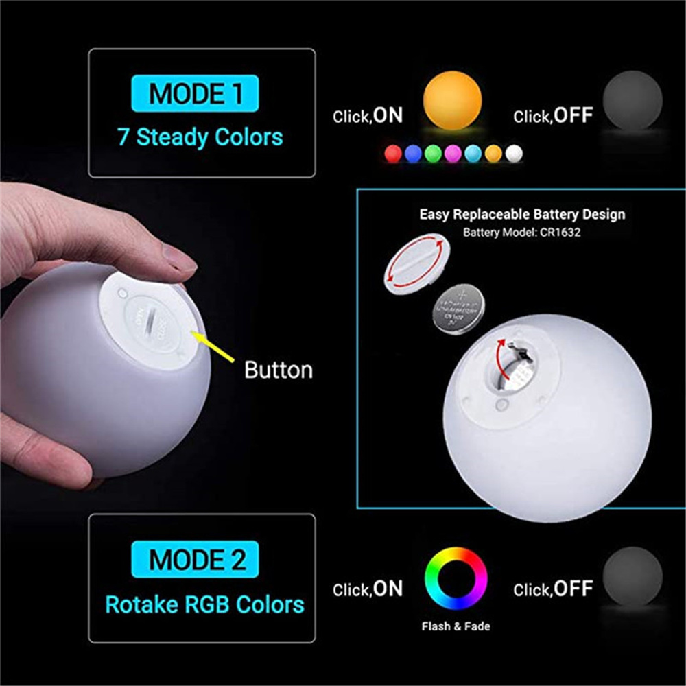 2pcs 1pc RGB Floating Pool Lig - Pond Light Submersible 评论和价格