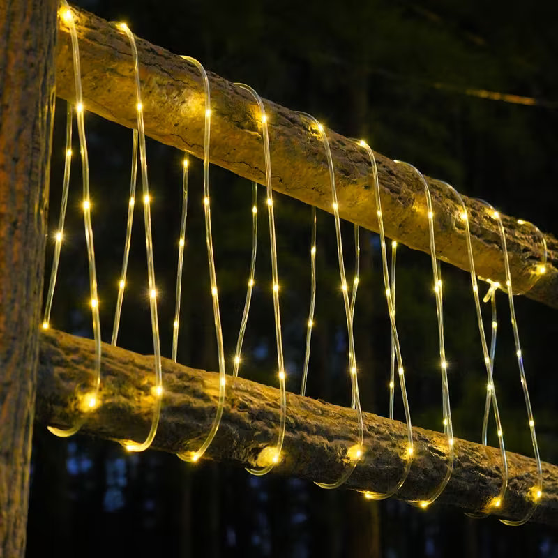 Solar Rope Lights 50/100 LED W - Outdoor Lighting For Fence 评论和价格