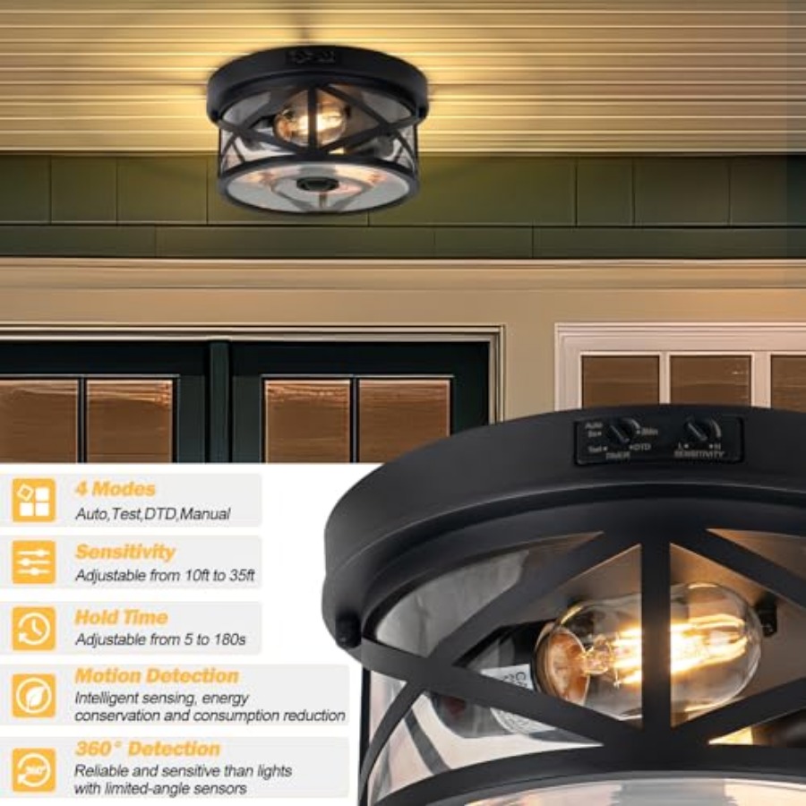 Motion Sensor Outdoor Ceiling  - Outdoor Lighting Motion Sensor 评论和价格